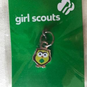 Girl Scout charm mini Owl new
